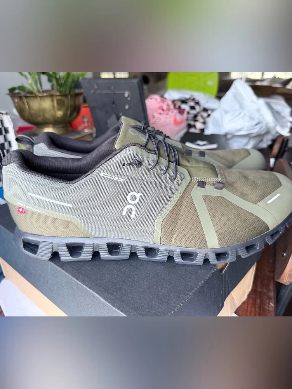 CLOUD 6 WATERPROOF - OLIVE/ESPRESSO